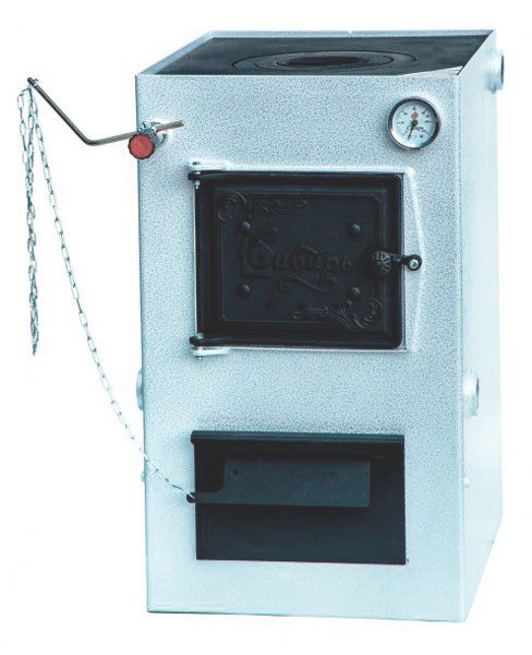 Котел отопительный стальной СИБИРЬ КВО 15 (универсальный)