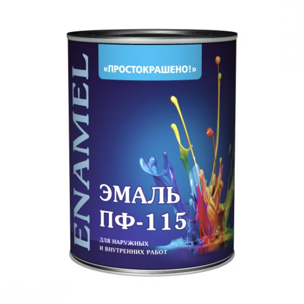Эмаль ПРОСТОКРАШЕНО ПФ-115 0,9кг зеленая, 72114(5313), 16423