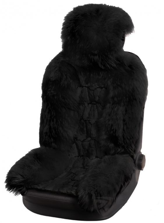 Накидки меховые натр. к-т черные