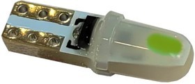 Светодиод Т5 W1.2W 12V 2x3014SMD Non-polar зеленый TM NORD YADA