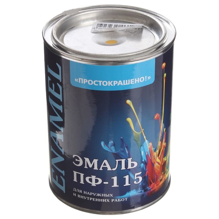 Эмаль ПРОСТОКРАШЕНО ПФ-115 0,9кг желтая, 72516(5290), 27321