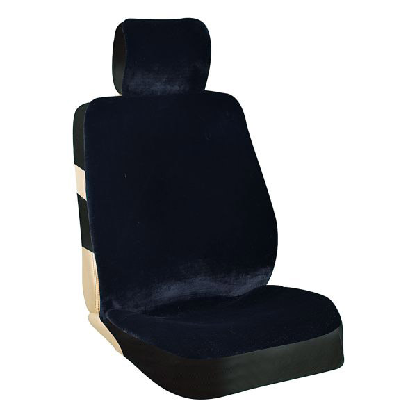 Чехлы сиденья меховые искусств. мутон 5 предм. SKYWAY ARCTIC черный, S03001079