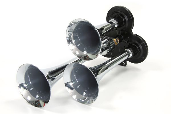 Сигнал звуковой трехтрубный 24V HQ-1007R, АТ 2301, , 91552