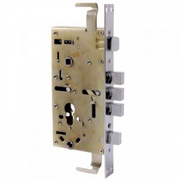 Замок врезной б-руч АЛЛЮР 3B1-09ATM-R правый автомат.без ц-мех. б-о для кит.металл.дверей, 1561, 130773