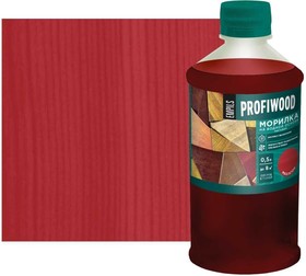 Морилка на водной основе PROFIWOOD махагон 0.5л/0.5кг