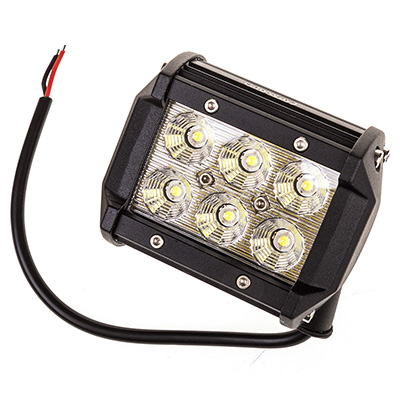 Фара светодиодная SKYWAY OFF ROAD 165-70мм прямоугольная 12V-24V 36W 12 диодов, 4D-36W.S08401021, 130271