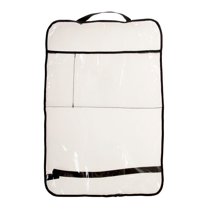 Накидка защитная с карманом на спинку сидения, прозр.пленка ПВХ, органайзер под планшет, 60-40, БК-044