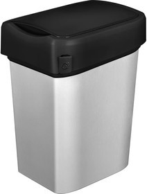 Контейнер для мусора "METAL BIN" 10Л (Черный)