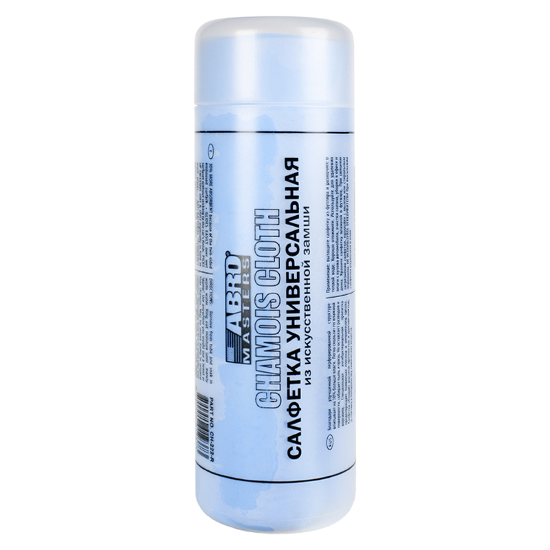 Салфетка из искусственной замши ABRO Masters большая в тубе, CH-222