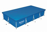 Тент Bestway д/каркасных бассейнов 410х226см, шнуры д/крепления Тент Bestway д/каркасных бассейнов 410х226см, шнуры д/крепления