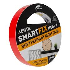 Лента сверхсильная для внутреннего монтажа SmartFix HEAVY, 1,5*300см, прозрачная
