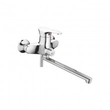 Смеситель ACCOONA для ванны однорукий излив 300мм встроенный дивертор ф40 A87105