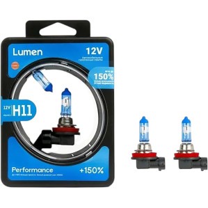 Лампа галогенная H11 Lumen +150% 12V-55W PGJ19-2