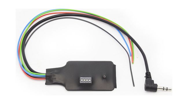 Адаптер кнопок на руле резистивный, универсальный, запрограммированный, IR+MiniJack, UN-DIP