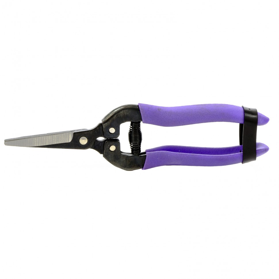 Секатор цветочный, 180мм, пружина спирал. типа, тефлон. покр. прямые режущие губки PALISAD, 60554, 140558
