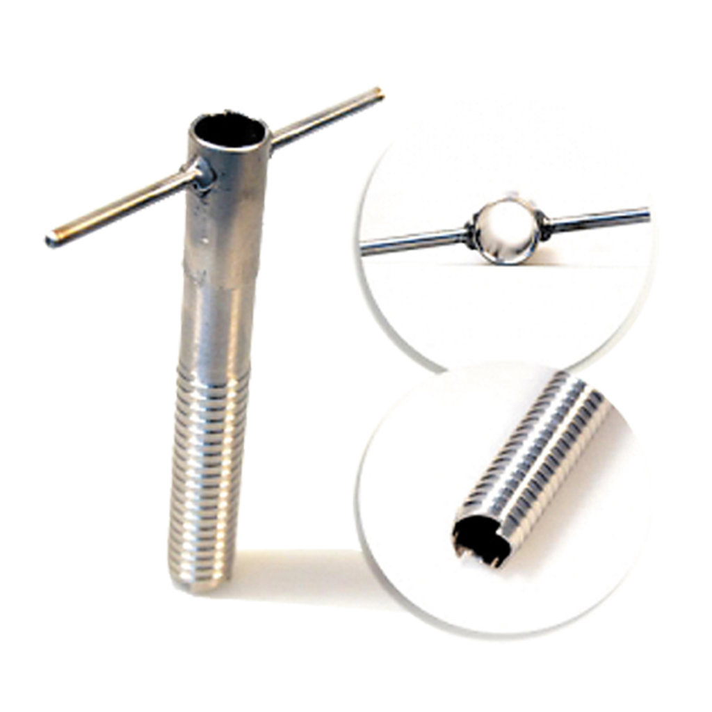 Винт для установки палатки на льду