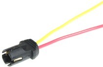 Патрон под лампу W5W (Т10 тип  8) с проводами, пластик TM Nord YADA																				