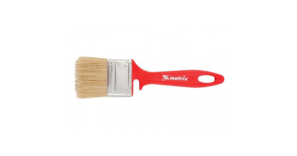 Кисть флейцевая ЭМАЛИ Color Line 50x12 мм Matrix, 83352, 145610