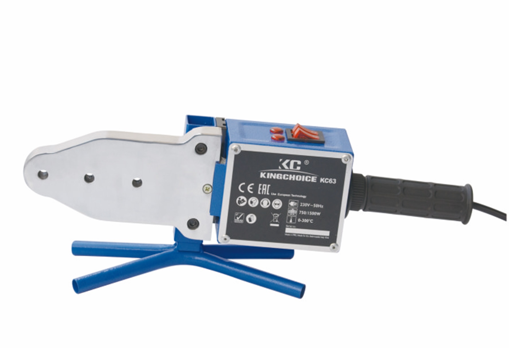 Аппарат для сварки ПВХ труб 1500Вт 20х40 -63 ммм WELDER AI 20-63 мм., RC63-AI АТ-01, 117345