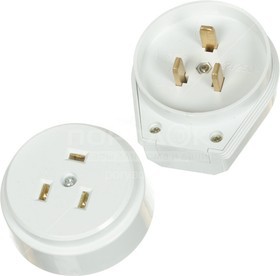 Разъем печной 3-хклемный 2P+PE 32-40А 250B РШ-ВШ 0302-00010