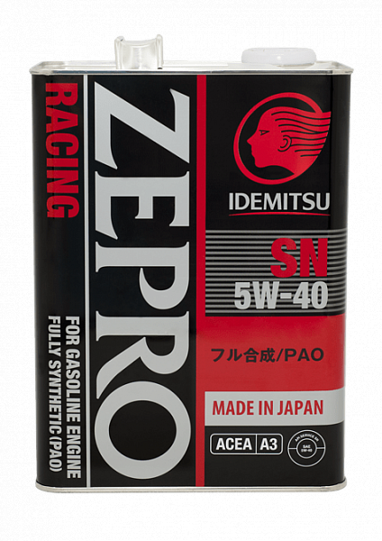 Масло моторное ID ZEPRO RACING SN 5W40 синт. 4л