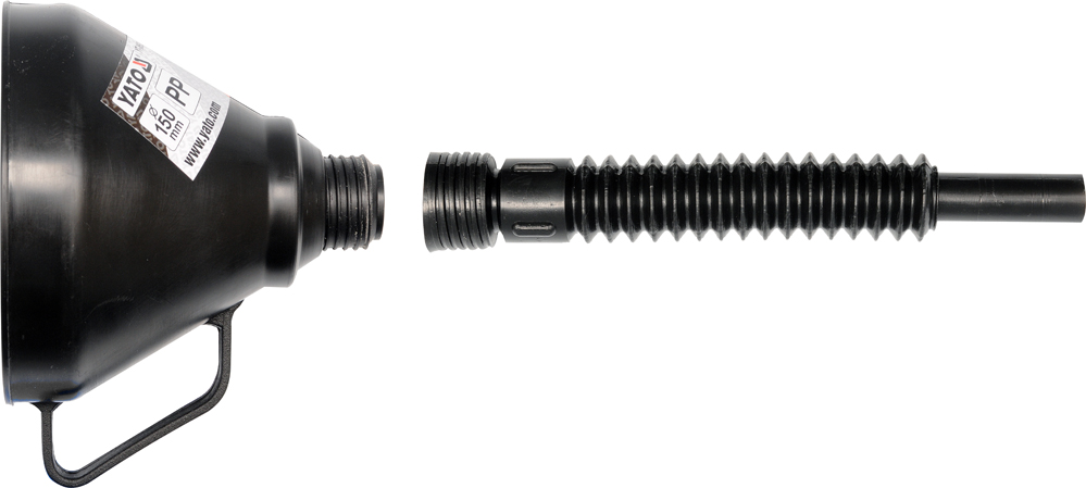 Воронка с гибким наконечником 150мм маслобензостойкая YATO, YT-0692, 537205 91879, 105420