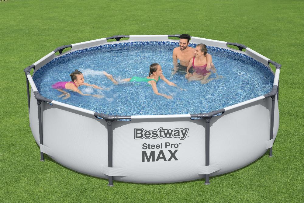 Бассейн Bestway каркасный Steel Pro max 305х76см 4678л, ф-насос333 Бассейн Bestway каркасный Steel Pro max 305х76см 4678л, ф-насос333