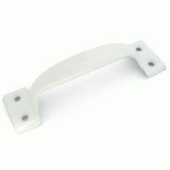 Ручка-скоба РС-120 никель б-ш Кунгур белая цельнотянутая, Т03160, 3287, 75546 Ручка-скоба РС-120 никель б-ш Кунгур белая цельнотянутая, Т03160, 3287, 75546