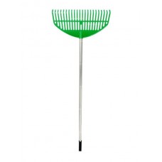 Грабли веерные пластмассовые 22 зуба "Гардения" с аллюм. черенком