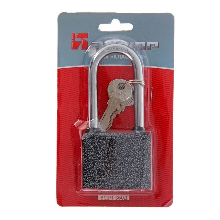 Замок навесной АЛЛЮР ВС14-360Д (длин. душка) ВС1(уква Ч)-360Д, 1411, 112033 Замок навесной АЛЛЮР ВС14-360Д (длин. душка) ВС1(уква Ч)-360Д, 1411, 112033