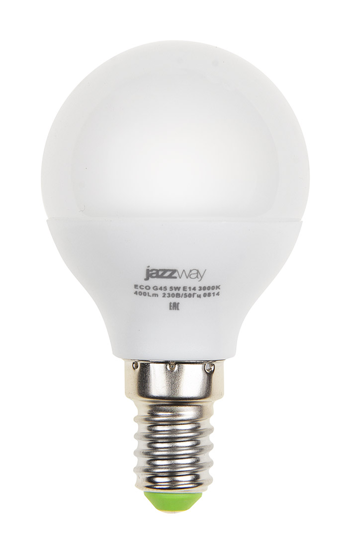 Лампа JAZZWAY LED G45 7w E14 5000K 560 Lm SP NEW (60w) , 135730     , 1027870-2