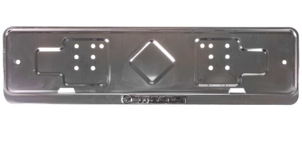 Рамка из нерж.стали с широким полем рельеф MAZDA, AB-029-MZ, 129301