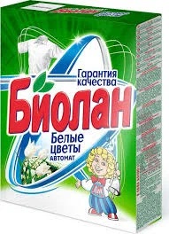Порошок стиральный Биолан Automat Белые Цветы 350г.