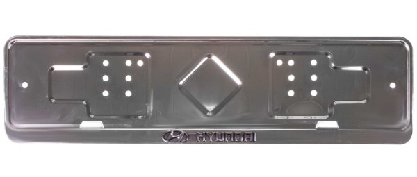 Рамка из нерж.стали с широким полем рельеф HUINDAI, AB-029-HI