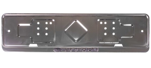 Рамка из нерж.стали с широким полем рельеф SUBARU, AB-029-SU-c, 129304