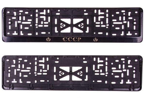 Рамка с защелкой рельеф СССР серебро, золото, 112-1-СР-з,с, 143024