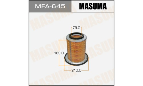 Фильтр воздушный A-522S MFA-645 Masuma,SH