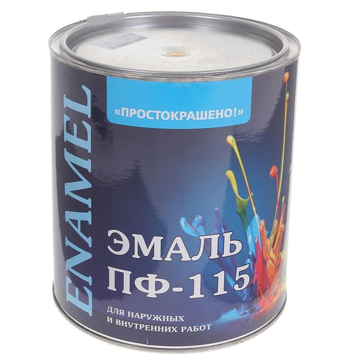 Эмаль ПРОСТОКРАШЕНО ПФ-115 2,7кг желтая, 72487(4261), 26377 Эмаль ПРОСТОКРАШЕНО ПФ-115 2,7кг желтая, 72487(4261), 26377