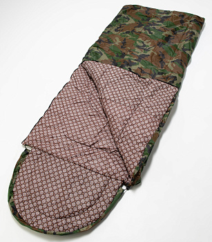 Мешок спальный Аляска СТАНДАРТ цвет КМФ ткань Оксфорд (температурный режим -15) Мешок спальный Аляска СТАНДАРТ цвет КМФ ткань Оксфорд (температурный режим -15)