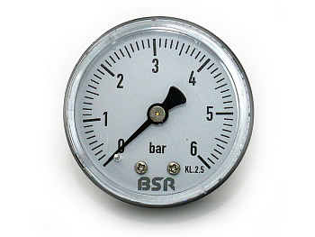 Манометр радиальный 50мм, 0-6 бар Watts MDR 50/6x1/4" DU4991100234