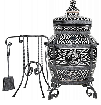 Тандыр Эксклюзив Этнос + откидная крышка