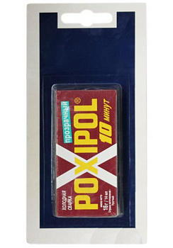 Клей Poxipol прозрачный, блистер 14  (00252) мл. Клей Poxipol прозрачный, блистер 14  (00252) мл.