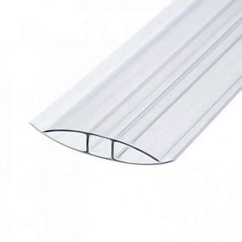 Профиль соединительный неразьемный 4*6000 прозрачный Стандарт