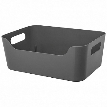 Корзина универсальная "SCANDI", 340Х240Х140 ММ, 10Л (Серый)