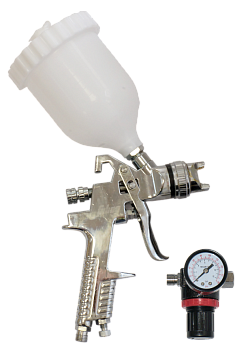 Краскораспылитель MASTER G600/1.4 HVLP (198л/мин, 3,5бар, верх.бачок 0,6л, 1,4мм) + редуктор