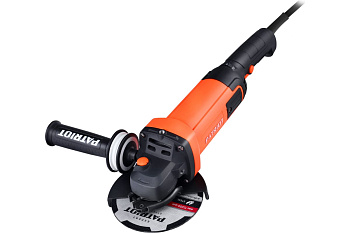 УШМ PATRIOT AG 128E - New, двуручная, пылезащищенная. диск 125мм