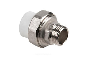 Муфта комб. разъём (американка) с нар. резьбой 20х1/2"