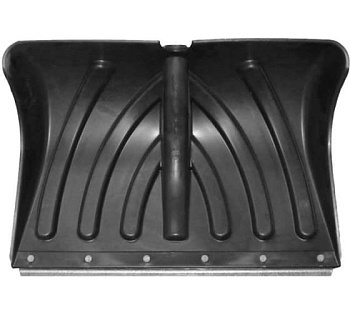 Лопата морозостойкая снеговая "КРЕПЫШок" с оцинкованной планкой D32 (465*340)