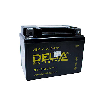 АКБ для мопеда 12V 4Ah DELTA CT1204