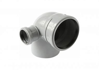 Отвод универсальный 110/50х45C лев.-прав. вн.канализ. VALFEX